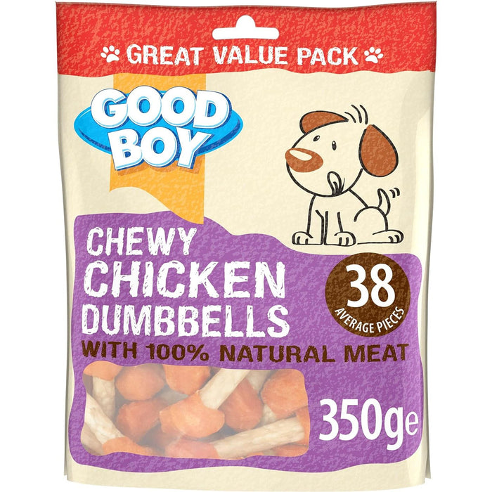 Good Boy Chewy Chicken Dumbbells 350g Case