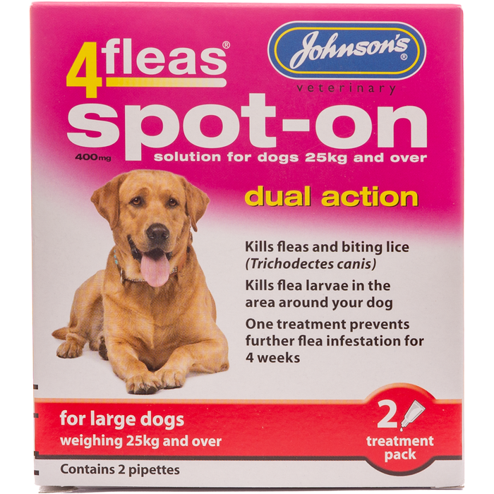 Johnsons 4Fleas Spot On For Large Dogs