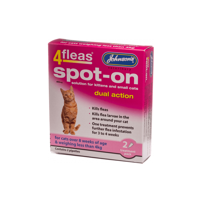 Johnsons 4Fleas Spot On For Small Cats And Kittens