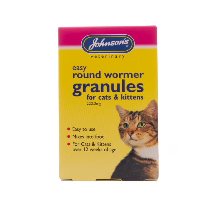 Johnsons Easy Round Wormer Granules For Cats And Kittens