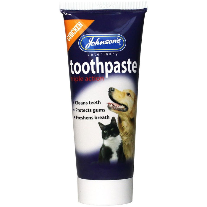 Johnsons Triple Action Toothpaste For Dogs And Cats 50g