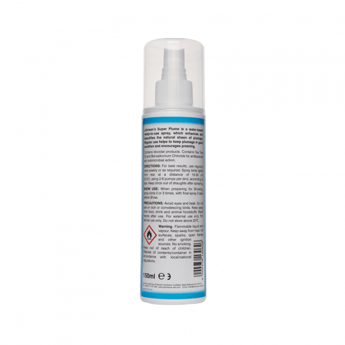 Johnsons Super Plume Spray For Birds