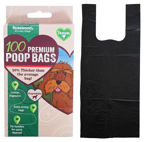 Rosewood Premium Doggy Poop Bags 100pc