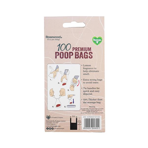 Rosewood Premium Doggy Poop Bags 100pc