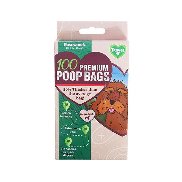 Rosewood Premium Doggy Poop Bags 100pc