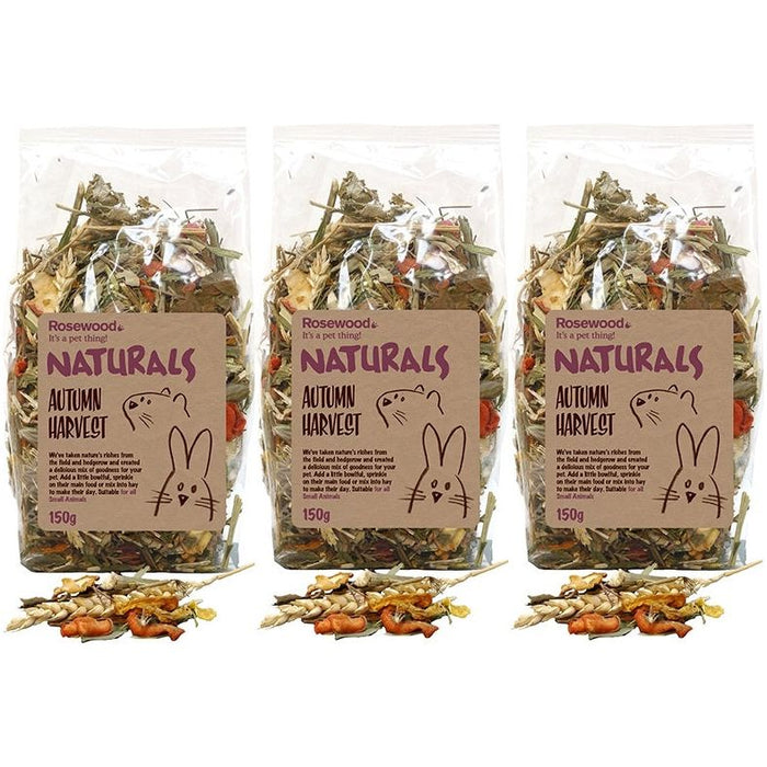 3 x Rosewood Naturals Autumn Harvest 150g