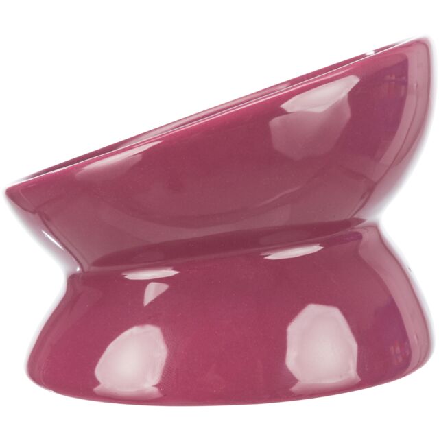 Trixie Elevated Berry Ceramic Cat Bowl