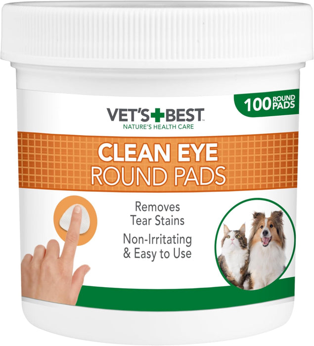 Vet's Best Clean Eye Round Pads