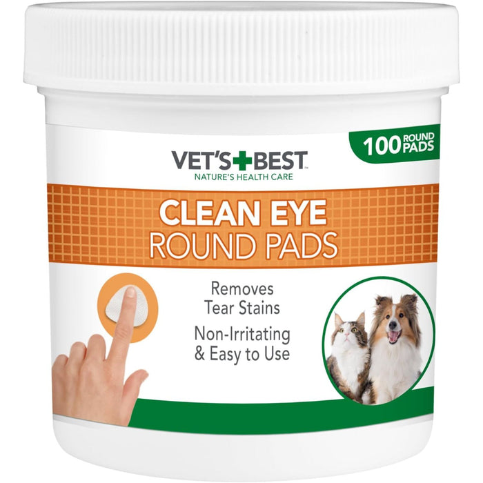 Vet's Best Clean Eye Round Pads