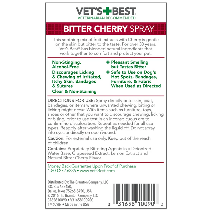 Vet's Best Bitter Cherry Spray