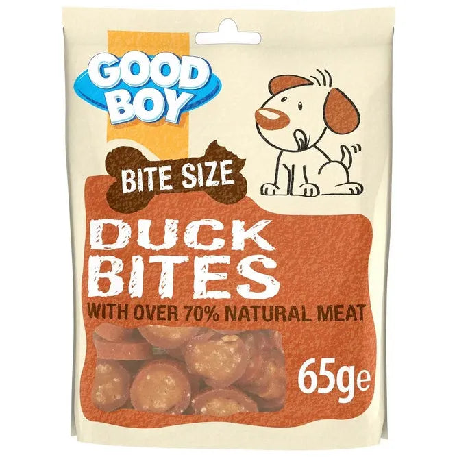 Beef Bites, Duck Bites and Chicken Bites 65g