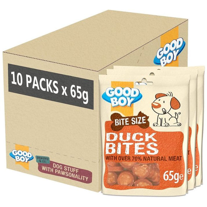 Case of 10 Good Boy Duck Bites 65g